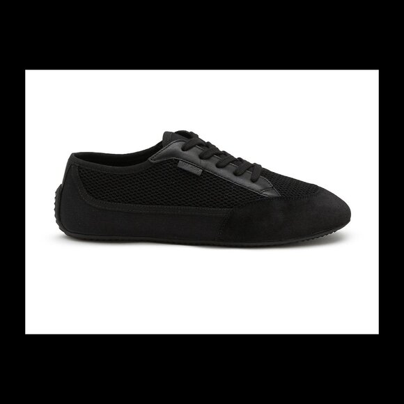 The Row - Bonnie Low Top Lace Up Sneakers - Black - Picture 1 of 12